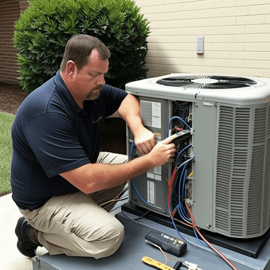 AirPoint technician installing Carrier Infinity® 98 Gas Furnace With Greenspeed® Intelligence
