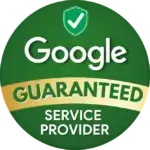 Icon indicating AirPoint as a Google Guaranteed Service Provider in Richmond Hill.