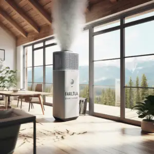 Air Purification system in a home cleaning the air.