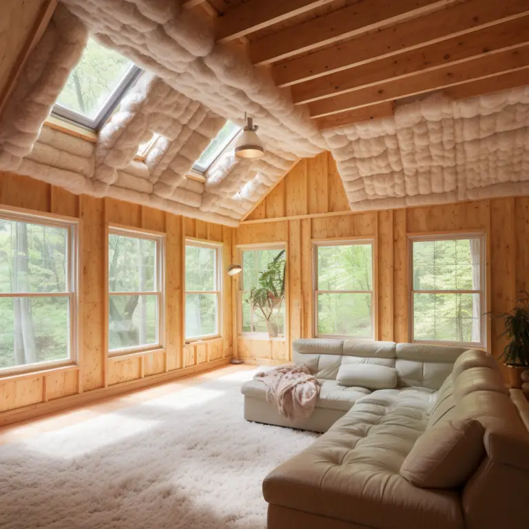A well-insulated home with an efficient HVAC system